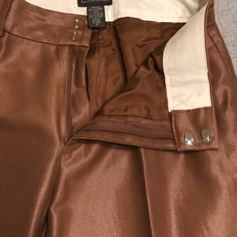 Banana Republic High Sheen Pants - Picture 3 of 6